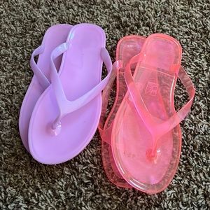 2-pack jelly sandals
